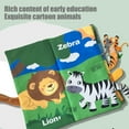 thumbnail image 4 of Tail Cloth Book 3D Animal Cloth Books Early Educational Sensory Development Activity Quiet Book Preschool Toy, 4 of 10