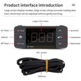 thumbnail image 3 of Digital Temperature Controller 220v Cool Heat Switch Refrigerator Refrigeration Defrost Thermostat, 3 of 5