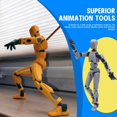 thumbnail image 3 of Figura de acción Jnfrer Titan 13 T13 impresa en 3D con múltiples articulaciones, 3 of 7