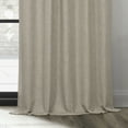 thumbnail image 5 of HPD Half Price Drapes Oatmeal Grommet Faux Linen Room Darkening Curtains for Bedroom & Living Room Curtains (1 Panel), Door & Window Curtains 84 inches long, Grommet curtains & drapes, 50W X 84L, 5 of 10