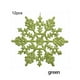 thumbnail image 2 of Naiovety 12 piezas hogar Oficina Hotel al aire libre portátil Navidad copo de nieve decoración Navidad colgante decoración banquete Kits de decoración para fiestas Verde, 2 of 6