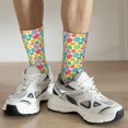 thumbnail image 6 of Yiaed colorful easter eggs Print Great elasticity Crew Socks Sports socks for Men and Women, 6 of 6