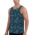 thumbnail image 2 of Haiem Rose Flowers Men Workout Tank Top Gym Bodybuilding Sleeveless Muscle T Shirts Athletic Tank Breathable Workout Shirt-Small, 2 of 9