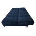 thumbnail image 4 of Sofa Cama Reclinable El Bazar Store Zeus Azul Marino Terciopelo Futon 3 posiciones Abotonado Sala, 4 of 5