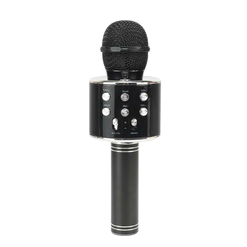 Wireless Bluetooth Karaoke Microphone Speaker KTV Player Portable Handheld 