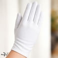 thumbnail image 2 of White Dress Gloves Wrist Length - Dress Up, Church, Formal, 2 of 4