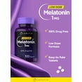 thumbnail image 4 of Melatonin 1mg | 300 Vegetarian Tablets for Men and Women | by Carlyle, 4 of 7