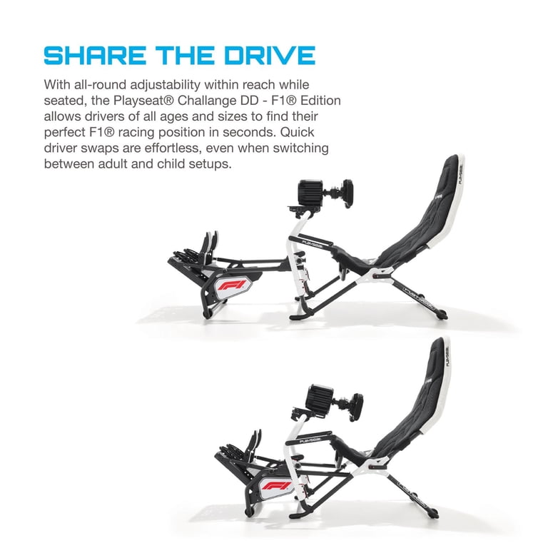 Playseat® Challenge DD - F1® Edition Black ActiFit Ergonomic