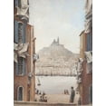 thumbnail image 2 of Letestu, Yann 25x32 White Modern Wood Framed Museum Art Print Titled - Descente vers le vieux port, 2 of 4