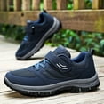 thumbnail image 5 of KELINFONG Comfortable Walking Shoes for Men Non Slip Casual Sneakers for Elderly Strap Closure, 5 of 7
