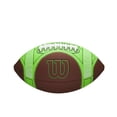 thumbnail image 1 of Balón de Fútbol Americano Wilson GST SpeedSkin Hylite Marrón/Verde para Jóvenes, 1 of 7
