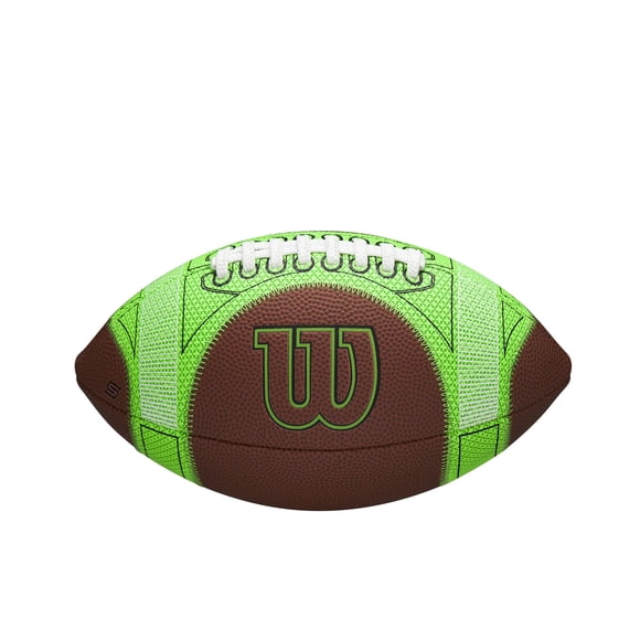 Balón de Fútbol Americano Wilson GST SpeedSkin Hylite Marrón/Verde para Jóvenes