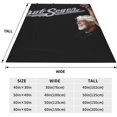 thumbnail image 5 of Bobs Music Seger Flannel Blanket Air Conditioning Blanket Nap Blanket Sofa Throw Blanket Throw Blankets 40"X30", 5 of 6