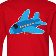 thumbnail image 4 of Inktastic Jet Airplane Childs Plane Long Sleeve Youth T-Shirt, 4 of 5