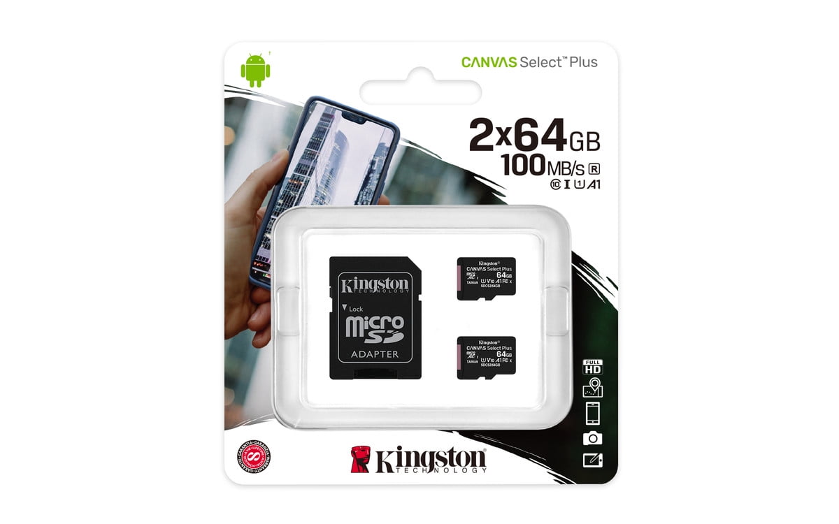 Kingston 128GB LG G Pad X 8.0 MicroSDXC Canvas Select Plus Card Verified by SanFlash. 100MBs Works with Kingston