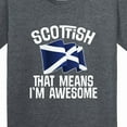 thumbnail image 4 of Inktastic Scottish Pride Scotland Flag Youth T-Shirt, 4 of 5