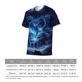 thumbnail image 6 of LAOLIUSN Men's Dragon Graphic T-Shirt, Fantasy Allover Print Tee, 88% Polyester 12% Spandex, Short Sleeve Casual Shirt, Sizes S-4XL, 6 of 7