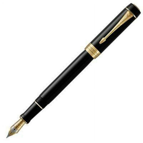 Parker Duofold Classic Black GT Centennial Fountain Pen - Medium