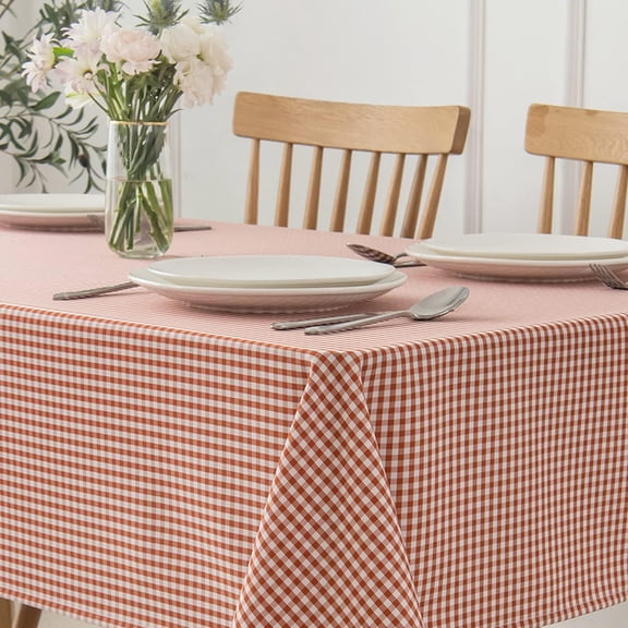 Heavy Duty Vinyl Tablecloth with Flannel Backing Waterproof Oil-Proof PVC Table Cloth Stain-Resistant Wipeable Rectangle or Square Table Cover for Indoor and Outdoor (Leaves, 60X60 Inch)
