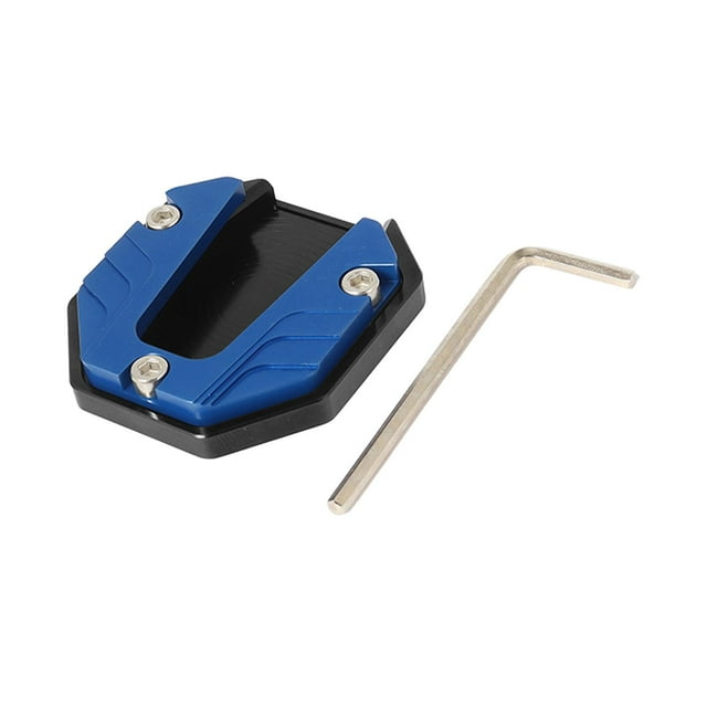 jinwen Moto Kickstand Pad Extender Accessoire Plaque de Vélo Extension pour G2 Bleu