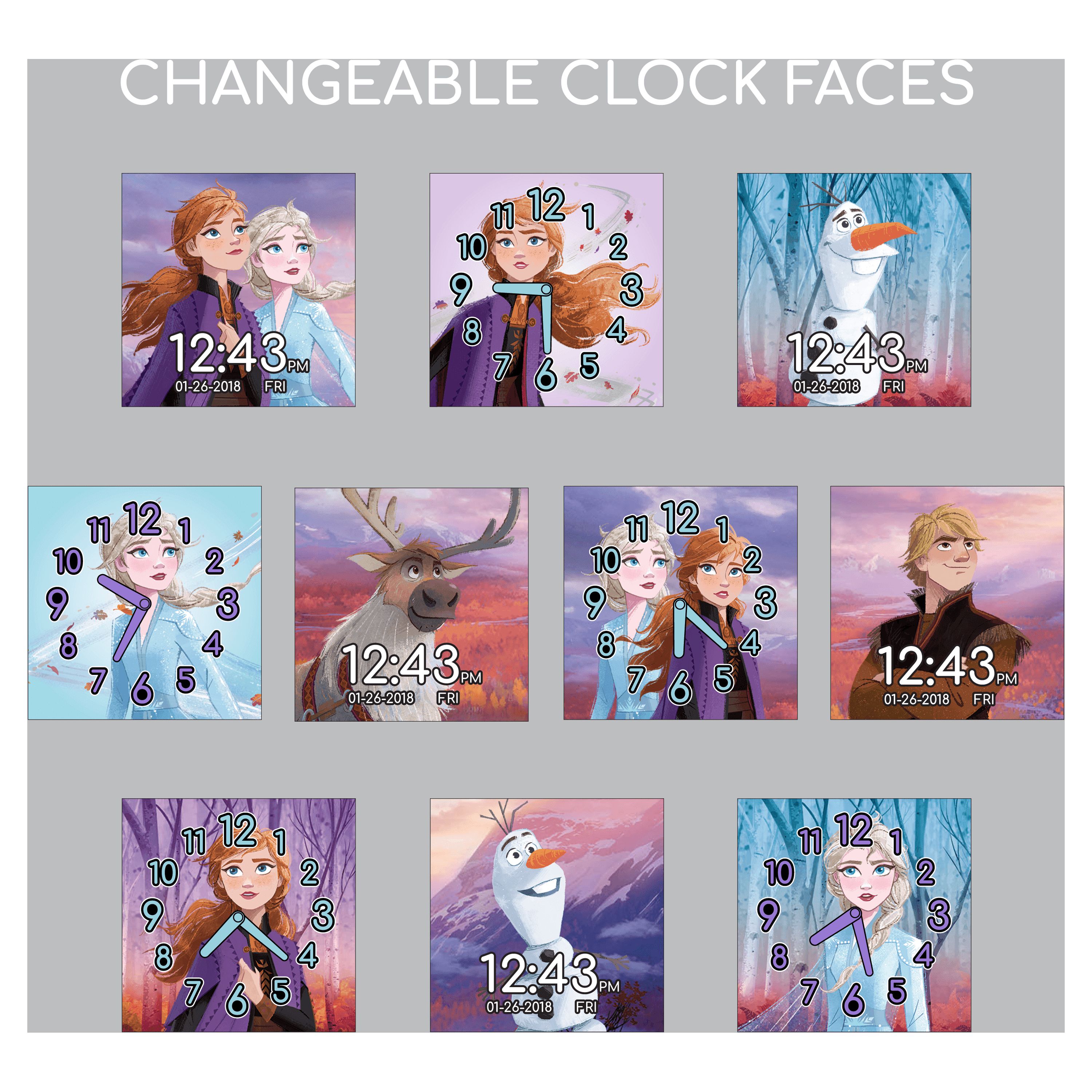 Disney Frozen 2 Female Child iTime Interactive Smart Watch 40mm in Blue (FZN4587) - image 4 of 5