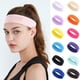 thumbnail image 3 of Diademas deportivas de verano para mujer, Bandanas de Yoga para correr, bandas elásticas de Color sólido para el cabello, accesorios para el cabello de maquillaje elástico 2023, 3 of 4
