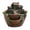 B#064 Gold, variant on Fairy House Succulent Planter Pot, Decorative Resin Flower Pot for Indoor and Outdoor Garden, Miniature Cottage Design for Small Cactus and Air Plants B#065 Silver