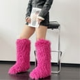 thumbnail image 5 of Women's Winter Faux Mongolian Fur Knee High Snow Boots-Warm Fashionable Solid Boots, 5 of 5