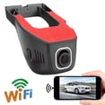 thumbnail image 2 of Hd Driving Recorder Car Video Recorder Wifi Dash Cam WiFi HD 1080P Mini Car DVR Dash Camera Video Driving  Recorder 140° Wide Angle Cam, 2 of 8