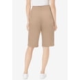 thumbnail image 2 of Woman Within Plus Size Knit Bermuda Short, 2 of 3