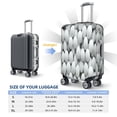 thumbnail image 4 of Honeii golf balls Elastic Luggage Cover, featuring double-sided printing, is the ideal companion for travel, business trips, and daily use(not included suitcase )-Large, 4 of 7
