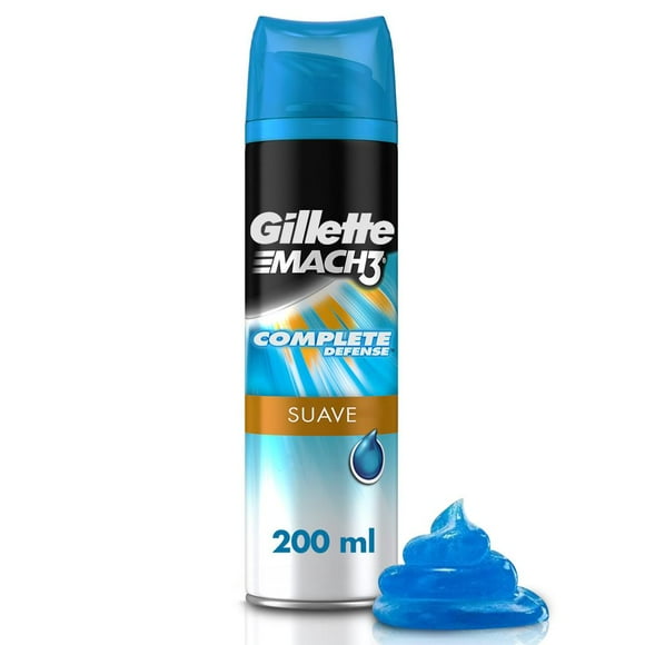 Gel para afeitar Gillette Mach3 Suave para rasurar con rastrillo para Hombre 200 ml