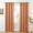 Terracotta, variant on Burnt Orange Linen Fall Curtains for Living Room 84 Inch Length, Terracotta Window Treatments Grommet Light Filtering Drapes Rustic Privacy for Bedroom, Each 52 Inch Wide
