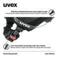 thumbnail image 4 of uvex stance - adjustable all-mountain ski & snowboard helmet - closable ventilation, comfort padding & highest safety - black matte - large, 4 of 7