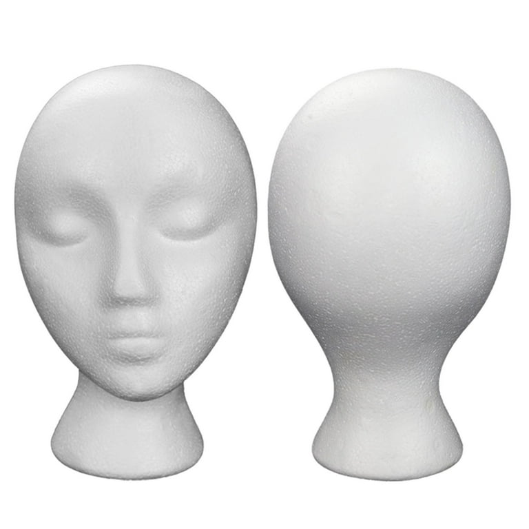 18 Female Life Size Mannequin Head for Wigs Hats Sunglasses Jewelry Display PD3R-24