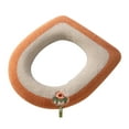 thumbnail image 2 of Usloyux Under $5 Cartoon Toilet Seat Cover, Thickened Soft Lid with Handle, Washable Knitted Ring for Round Elongated Seats, Full Surround Design, Easy Install, 2 of 9