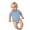Sky Blue, variant on Combinaison Bebe Garcon Infant Baby Boys Summer Solid Short Sleeve Romper Newborn Bodysuits Gentleman Top Preemie Onesies Light Pink 6 Months-9 Months