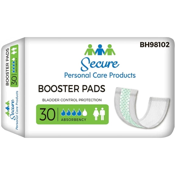 Total Dry Duo Ultra Thin Booster Pad 4x12 (Bag of 30)