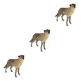 thumbnail image 2 of Guardoinrt Simulation Interactive Animal Figures Modèle pour les Enfants Jouets Éducatifs Hurlant Loup Type un 3Set, 2 of 6