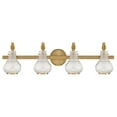 thumbnail image 3 of Warm Brass Four Light Bathroom Vanity from the Adams Collection, 3 of 5
