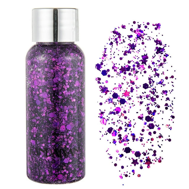 Brillo Intenso para Rostro y Cuerpo: Sombras Luminosas con Efecto Holográfico, Ideal para Fiestas y Maquillaje Diario, 6#