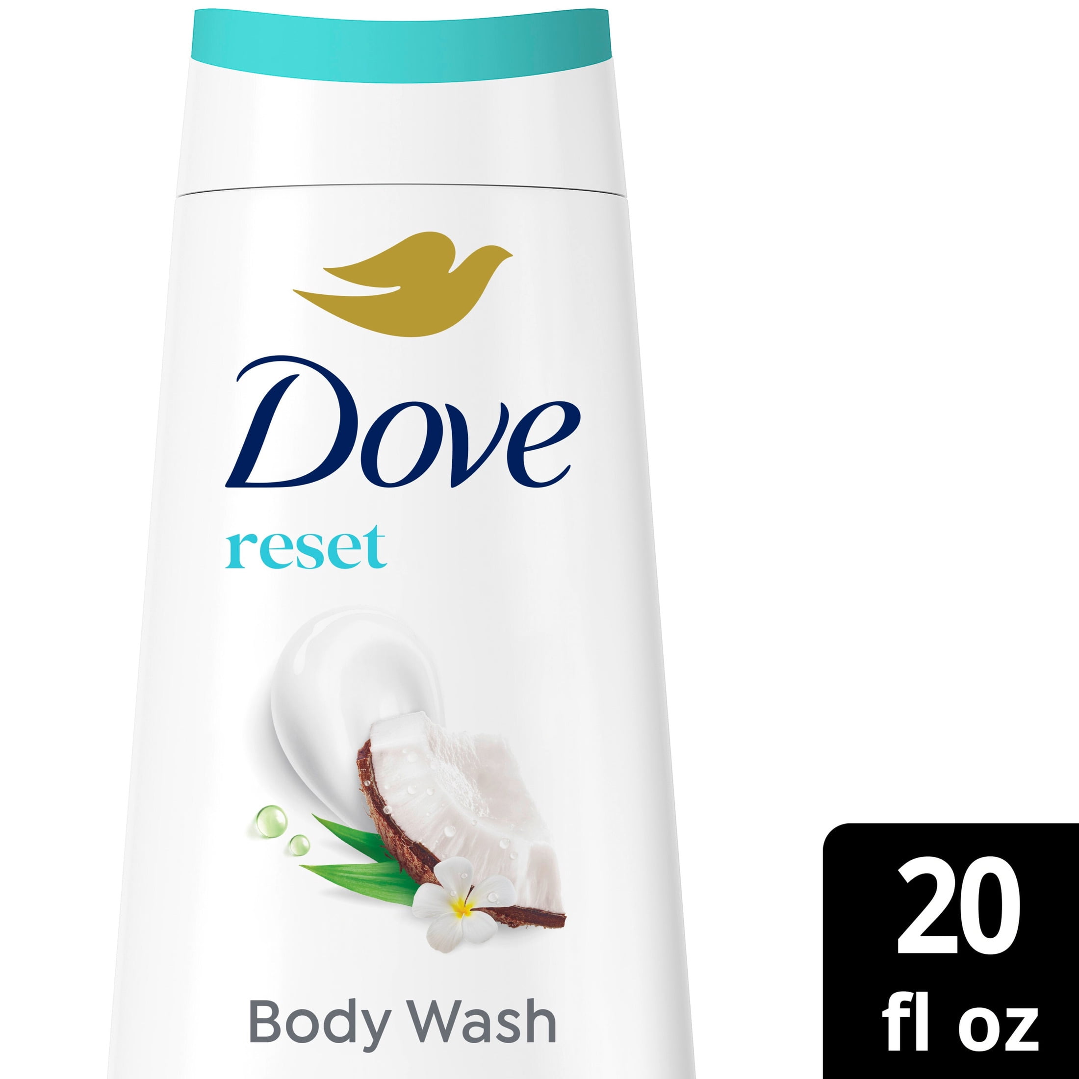 Dove Limited Edition Body Wash Tropical Coconut For Hydrated & Soft Skin, 20 fl oz