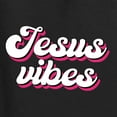 thumbnail image 6 of Wild Bobby, Jesus Vibes Inspirational/Christian Women Racerback Tank Top, Black, Small, 6 of 6