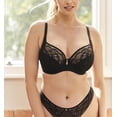 thumbnail image 4 of Cleo by Panache Alexis Low Front Balconnet Underwire Bra (10471),38K,Black, 4 of 5