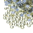 thumbnail image 1 of Uxcell 288 Pcs Strass Hotfix Cristales de Vidrio Plano (SS34 7.3mm, Amarillo Claro), 1 of 5