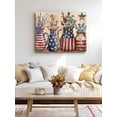 thumbnail image 4 of Farmhouse 4th of July Wall Art for Living Room,Canvas Picture Wall Decor for Bathroom Bedroom,American Country Star Botanical Painting Artwork for Office Kitchen Hallway Dining Room Decor 20"x24", 4 of 8