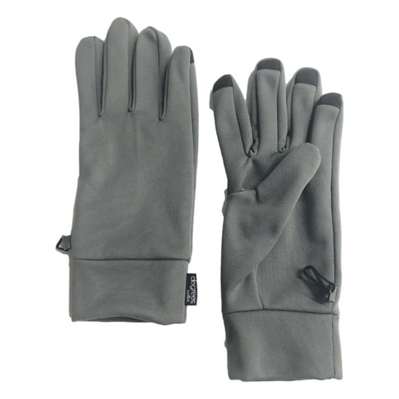 Degrees Womens Sleek Gray Touchscreen Tech & Text Driving Gloves X-Large