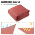 thumbnail image 3 of Yescom 18x18Ft 97% UV Block Square Sun Shade Sail Outdoor Patio Pool Garden Yard Lawn Carport Awning Canopy Red, 3 of 9