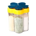 thumbnail image 1 of 5 In 1 Travel Containers Portable Seasoning Jars for Camping and Barbecue Picnic 5 In 1 Containers Portable Seasoning Jars Camping Barbecue Picnic 5 In 1 Condiment Jar Portable, 1 of 7