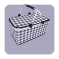 thumbnail image 1 of Cesta Aislada Cesta Portátil Plegable Aislamiento Térmico Y Preservación Del Frío Cesta De Picnic Para Salidas Familiares, 1 of 5